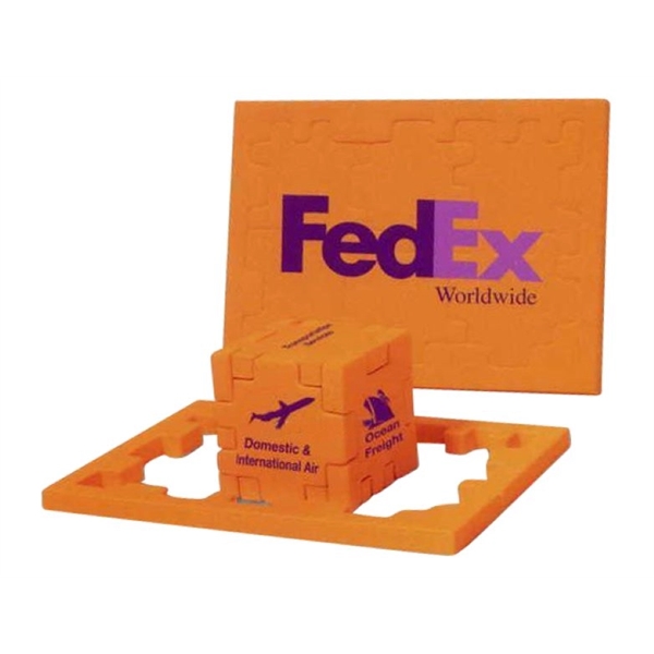 Custom Foam Floor Puzzle Cube 6" x 4.75 - Custom Foam Floor Puzzle Cube 6" x 4.75 - Image 0 of 0
