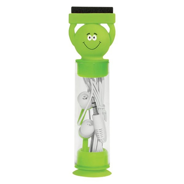 Screen-Cleaning Earphones Set - Screen-Cleaning Earphones Set - Image 1 of 10