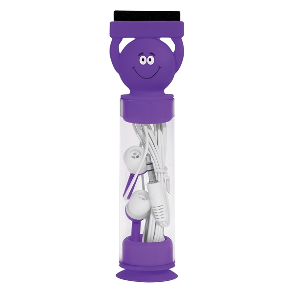 Screen-Cleaning Earphones Set - Screen-Cleaning Earphones Set - Image 3 of 10