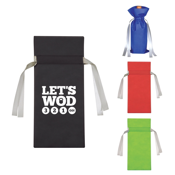 Connoisseur's Non-Woven Wine Gift Bag - Connoisseur's Non-Woven Wine Gift Bag - Image 0 of 5