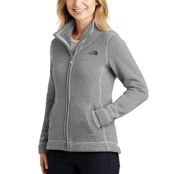 Comfy Ladies' North Face® Heathered Jacket - Comfy Ladies' North Face® Heathered Jacket - Image 1 of 6