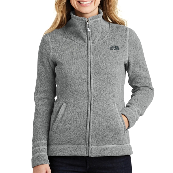Comfy Ladies' North Face® Heathered Jacket - Comfy Ladies' North Face® Heathered Jacket - Image 4 of 6