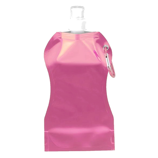 Compact and Handy Wave Collapsible Water Bottle - Compact and Handy Wave Collapsible Water Bottle - Image 8 of 11