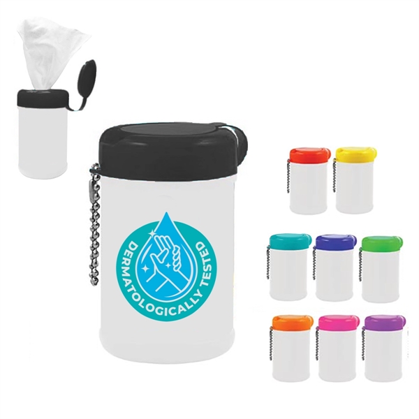 Custom Portable Wet Wipes in a Canister - Custom Portable Wet Wipes in a Canister - Image 0 of 1