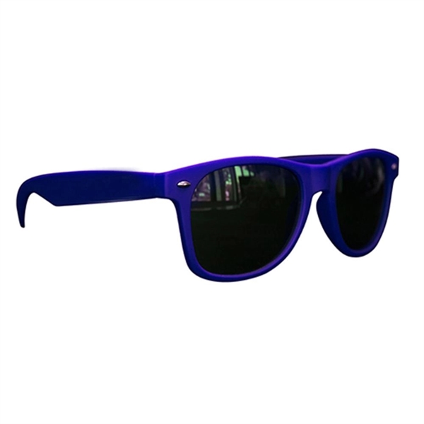 Beach Lover's Rubberized Matte-Designed Hip Sunglasses - Beach Lover's Rubberized Matte-Designed Hip Sunglasses - Image 4 of 11