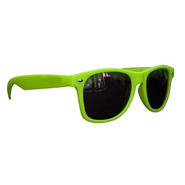Beach Lover's Rubberized Matte-Designed Hip Sunglasses - Beach Lover's Rubberized Matte-Designed Hip Sunglasses - Image 7 of 11