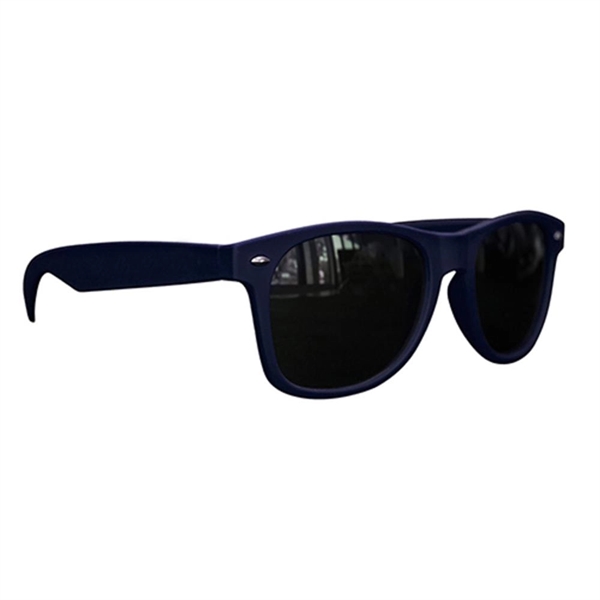 Beach Lover's Rubberized Matte-Designed Hip Sunglasses - Beach Lover's Rubberized Matte-Designed Hip Sunglasses - Image 9 of 11
