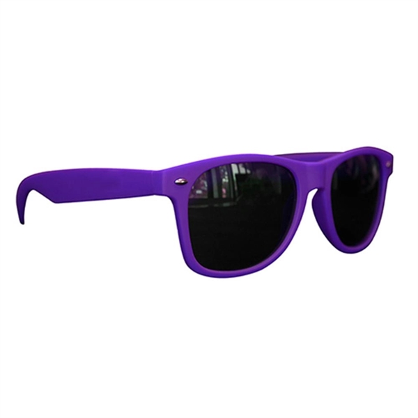 Beach Lover's Rubberized Matte-Designed Hip Sunglasses - Beach Lover's Rubberized Matte-Designed Hip Sunglasses - Image 10 of 11