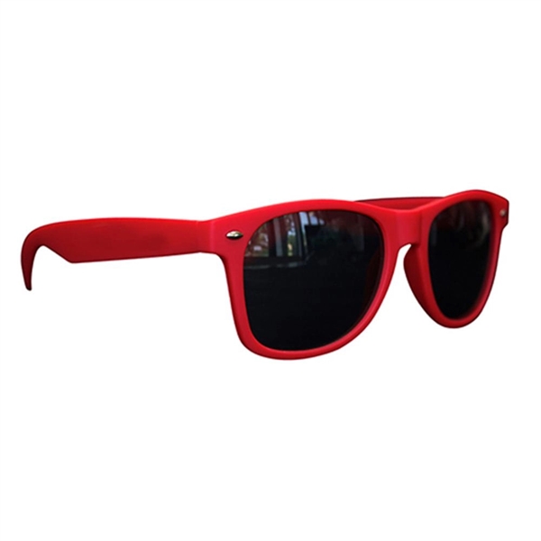 Beach Lover's Rubberized Matte-Designed Hip Sunglasses - Beach Lover's Rubberized Matte-Designed Hip Sunglasses - Image 11 of 11
