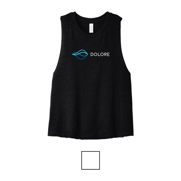 Bella+Canvas Comfortable Racerback Cropped Tank Top - Bella+Canvas Comfortable Racerback Cropped Tank Top - Image 0 of 2