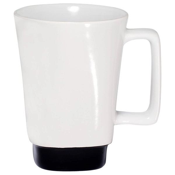 16 Oz. Square-shaped Mug with Colored Base - 16 Oz. Square-shaped Mug with Colored Base - Image 1 of 5