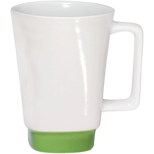 16 Oz. Square-shaped Mug with Colored Base - 16 Oz. Square-shaped Mug with Colored Base - Image 4 of 5