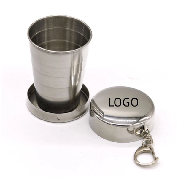 Stainless Steel Collapsible Cup Wine Glass - Stainless Steel Collapsible Cup Wine Glass - Image 0 of 3