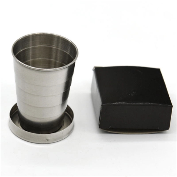 Stainless Steel Collapsible Cup Wine Glass - Stainless Steel Collapsible Cup Wine Glass - Image 3 of 3