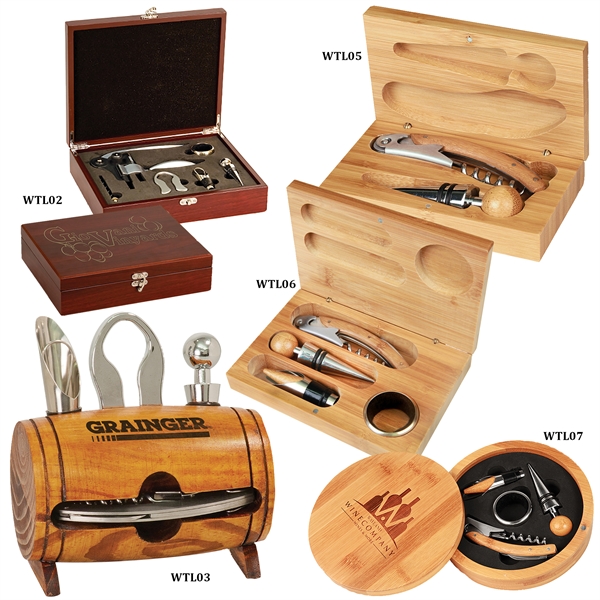 Wine Tool Gift Box Sets for the Aficionado in your Life - Wine Tool Gift Box Sets for the Aficionado in your Life - Image 0 of 6