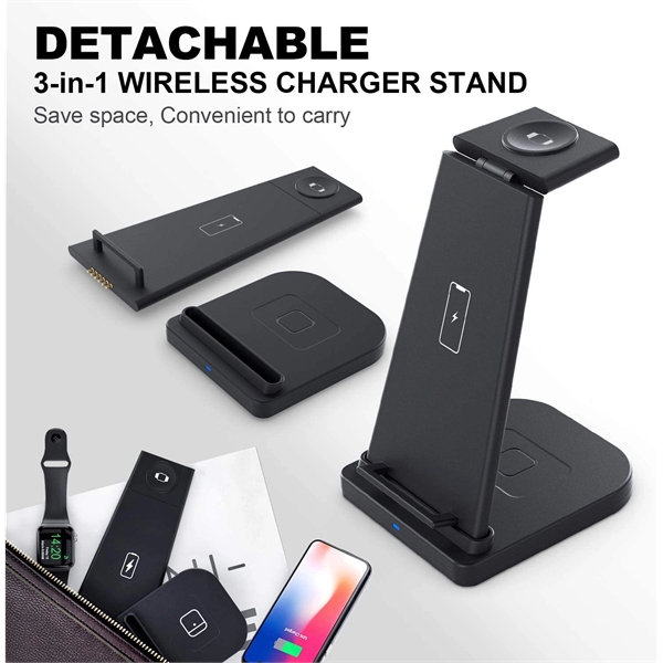 3 in 1 Wireless Charger Stand - 3 in 1 Wireless Charger Stand - Image 1 of 4