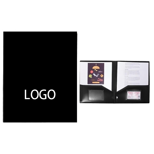 2 Folders With Business Cards Slot - 2 Folders With Business Cards Slot - Image 1 of 1