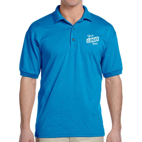 Gildan Dryblend 5.6 oz 50:50 Cotton/ Polyester Polo T-Shirt - Gildan Dryblend 5.6 oz 50:50 Cotton/ Polyester Polo T-Shirt - Image 1 of 26