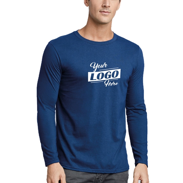 Gildan 4.5 oz 100% Preshrunk Cotton Adult Long Sleeve Tshirt - Gildan 4.5 oz 100% Preshrunk Cotton Adult Long Sleeve Tshirt - Image 0 of 8