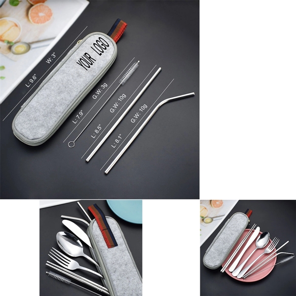 7pcs Portable Cutlery Tableware - 7pcs Portable Cutlery Tableware - Image 0 of 0