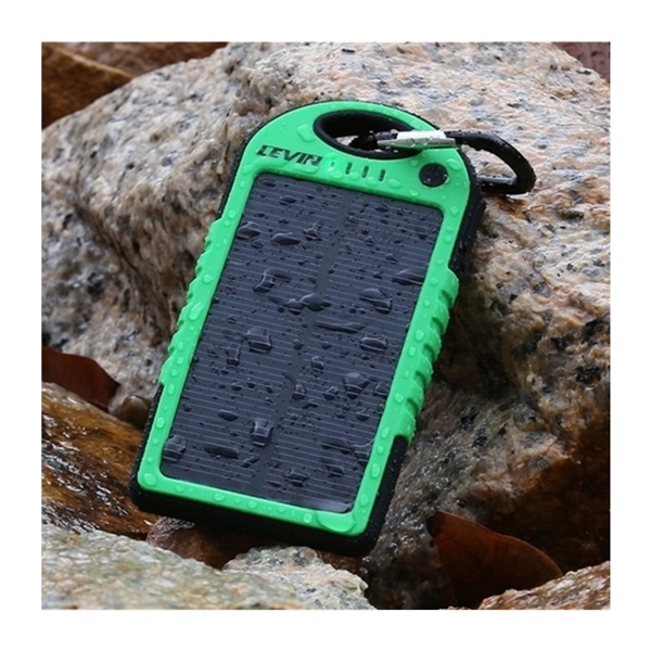 Portable Plastic Solar Power Bank - Portable Plastic Solar Power Bank - Image 1 of 6