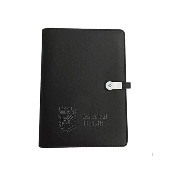 Oxnard PowerBook Power Bank USB Drive Padfolio Combo - Oxnard PowerBook Power Bank USB Drive Padfolio Combo - Image 0 of 1