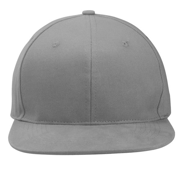 Flat Bill Snapback Hats w/ Custom Embroidery 6 Panel Caps - Flat Bill Snapback Hats w/ Custom Embroidery 6 Panel Caps - Image 3 of 6