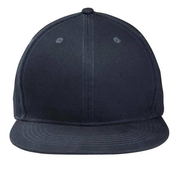 Flat Bill Snapback Hats w/ Custom Embroidery 6 Panel Caps - Flat Bill Snapback Hats w/ Custom Embroidery 6 Panel Caps - Image 4 of 6