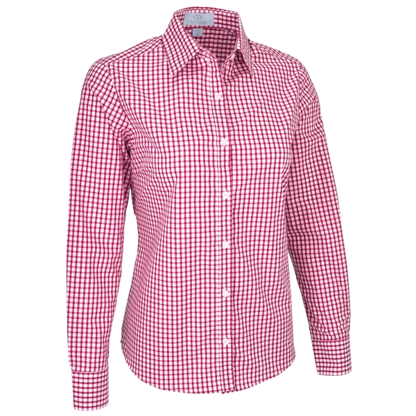 Women's Easy-Care Gingham Check Shirt - Women's Easy-Care Gingham Check Shirt - Image 52 of 73