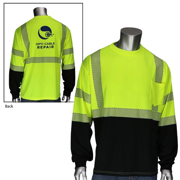 Class 3 Long Sleeve Black Bottom Front T-Shirt - Class 3 Long Sleeve Black Bottom Front T-Shirt - Image 2 of 4