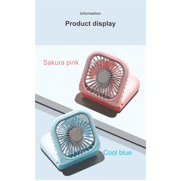 Folding Neck Fan with Power Bank 3000mAh - Folding Neck Fan with Power Bank 3000mAh - Image 17 of 19