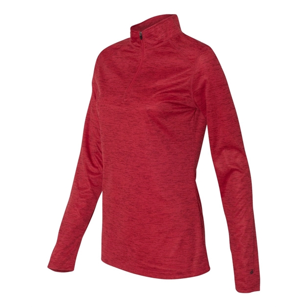 Badger Women's Tonal Blend Quarter-Zip Pullover - Badger Women's Tonal Blend Quarter-Zip Pullover - Image 27 of 27