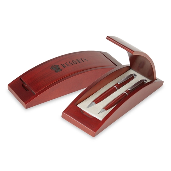 Premade Wooden Box & Terrific Timber-4 Double Pen Set - Premade Wooden Box & Terrific Timber-4 Double Pen Set - Image 0 of 4