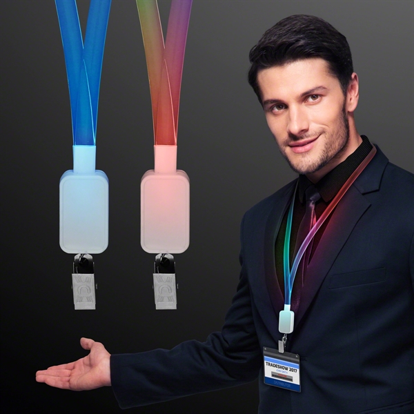 Supernova Light Lanyards, LED Badge Holders - Supernova Light Lanyards, LED Badge Holders - Image 1 of 9