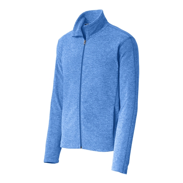 Port Authority Heather Microfleece Full-Zip Jacket. - Port Authority Heather Microfleece Full-Zip Jacket. - Image 20 of 20