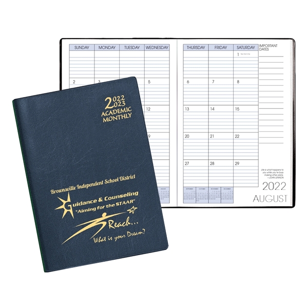 Academic Monthly Planner - Continental
