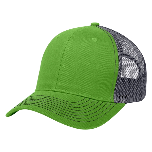 Cotton Twill Mesh Back Cap - Cotton Twill Mesh Back Cap - Image 21 of 45