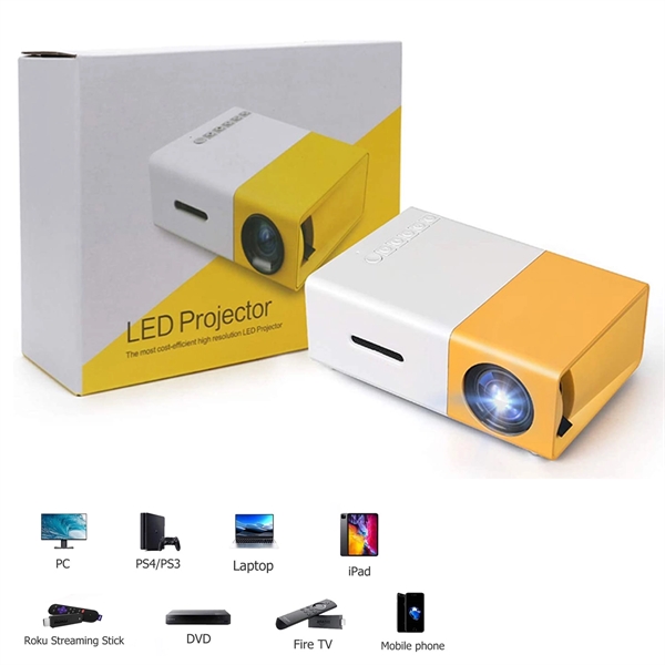 Mini Projector/ Portable LED LCD Video Projector - Mini Projector/ Portable LED LCD Video Projector - Image 2 of 2