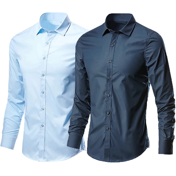 Easy-Care DressLong Sleeve Shirt - Easy-Care DressLong Sleeve Shirt - Image 0 of 1