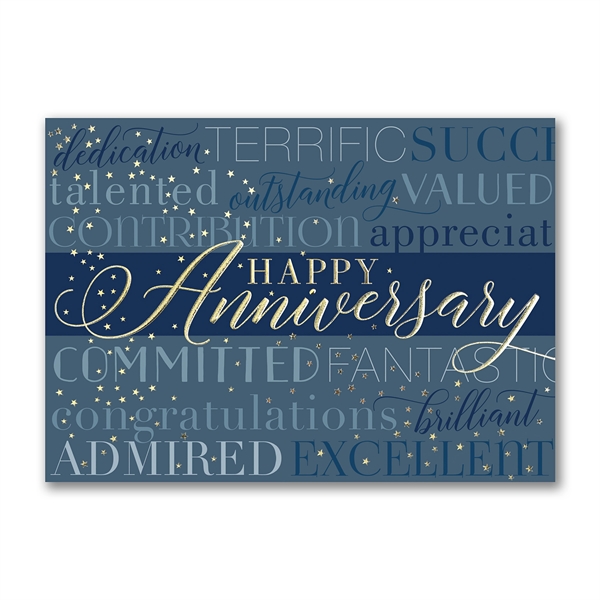 Anniversary Characteristics - Greeting Card - Anniversary Characteristics - Greeting Card - Image 0 of 3