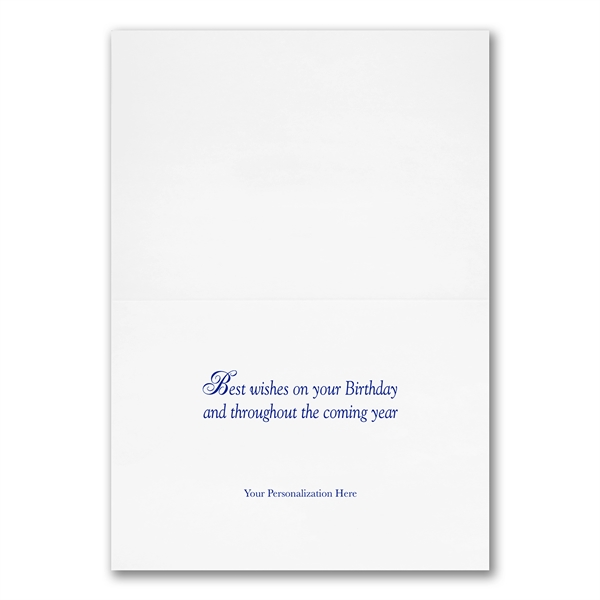 Birthday in Blue - Greeting Card - Birthday in Blue - Greeting Card - Image 2 of 3