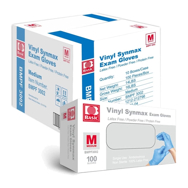 Synmax Synthetic Vinyl Blend Examination Gloves - Synmax Synthetic Vinyl Blend Examination Gloves - Image 1 of 4