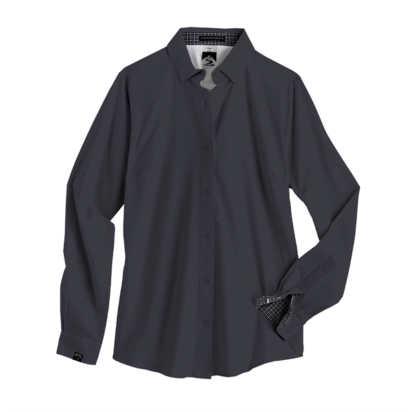 Women's Influencer Solid Woven Shirt - Women's Influencer Solid Woven Shirt - Image 10 of 17