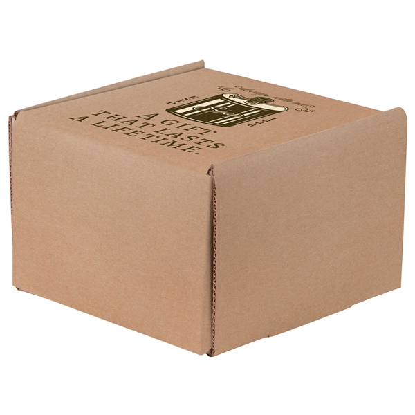 Screen Printed Corrugated Box Small 6x6x4 For Mailers, Gift - Screen Printed Corrugated Box Small 6x6x4 For Mailers, Gift - Image 1 of 5