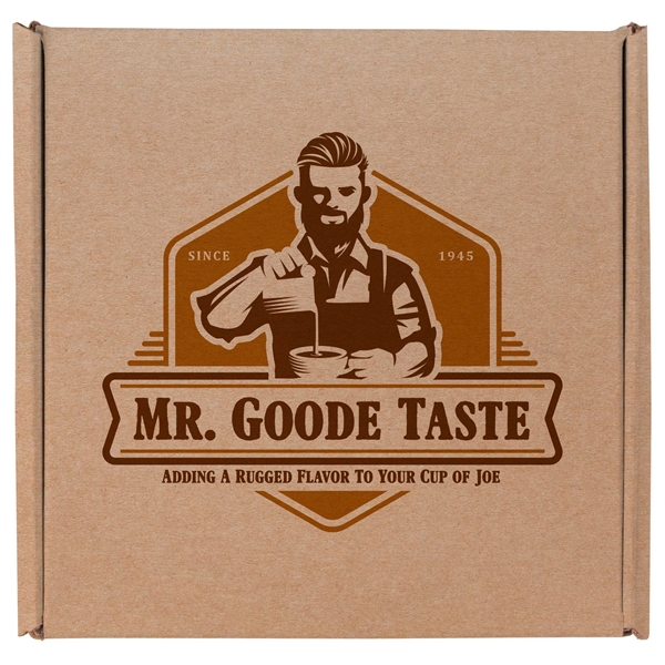 Screen Printed Corrugated Box Small 6x6x4 For Mailers, Gift - Screen Printed Corrugated Box Small 6x6x4 For Mailers, Gift - Image 3 of 5