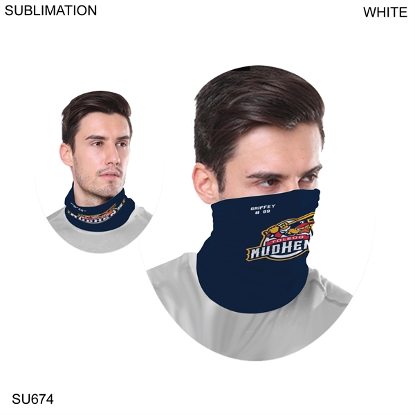 Team Neck Gaiter, Sublimated Multifunction Tubular Gait0r