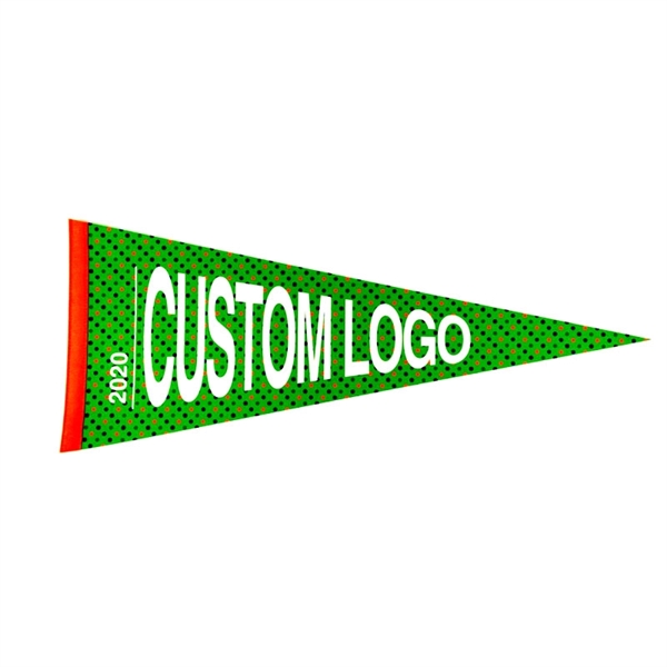 9" x 24" Custom Printed Felt Pennant - 9" x 24" Custom Printed Felt Pennant - Image 2 of 4