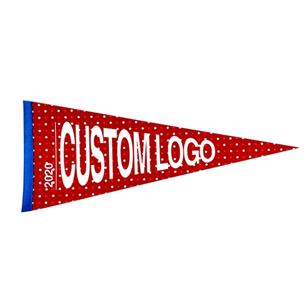 9" x 24" Custom Printed Felt Pennant - 9" x 24" Custom Printed Felt Pennant - Image 4 of 4