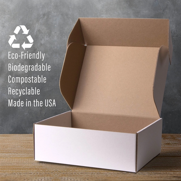 Screen Printed Corrugated Box Large 11x9x4 For Mailers, - Screen Printed Corrugated Box Large 11x9x4 For Mailers, - Image 5 of 5