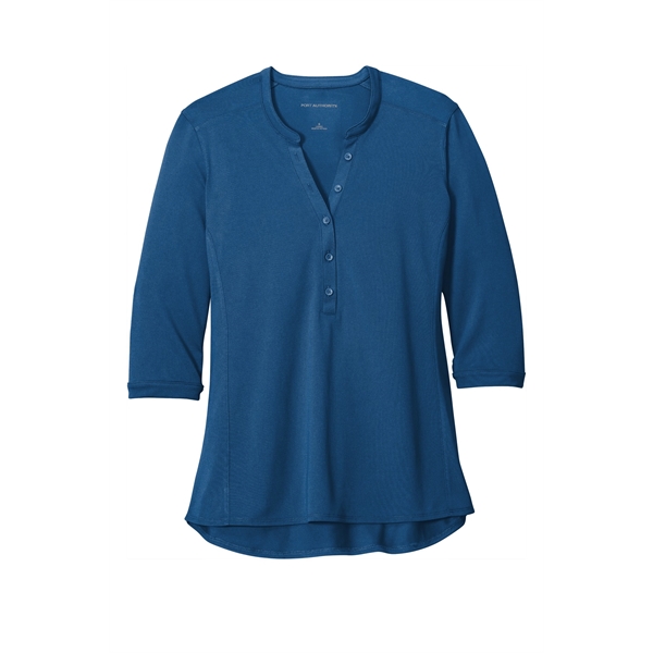 Port Authority Women's UV Choice Pique Henley - Port Authority Women's UV Choice Pique Henley - Image 27 of 30